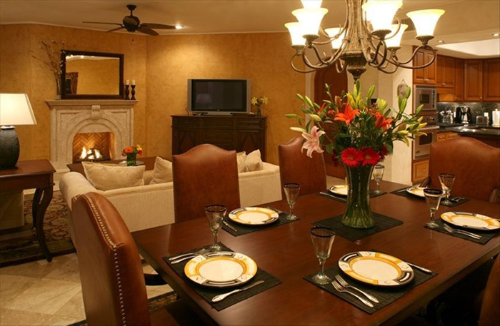 open floor plan luxury condo